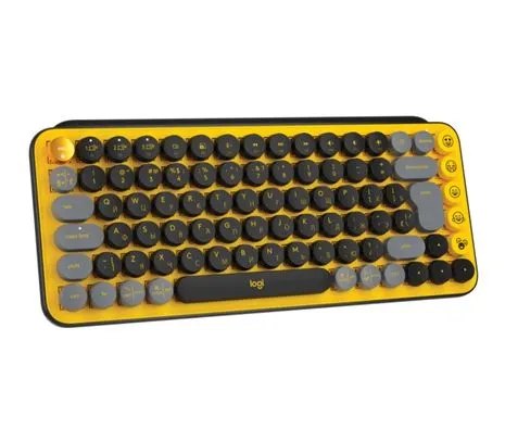 Teclado Mecanico Logitech POP Keys Bluetooth amarillo - imagen 4