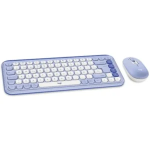 Combo Logitech POP Icon Teclado y Mouse Bluetooth lila