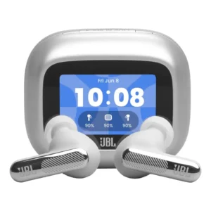 Auricular TWS JBL Live Beam 4 ANC plata