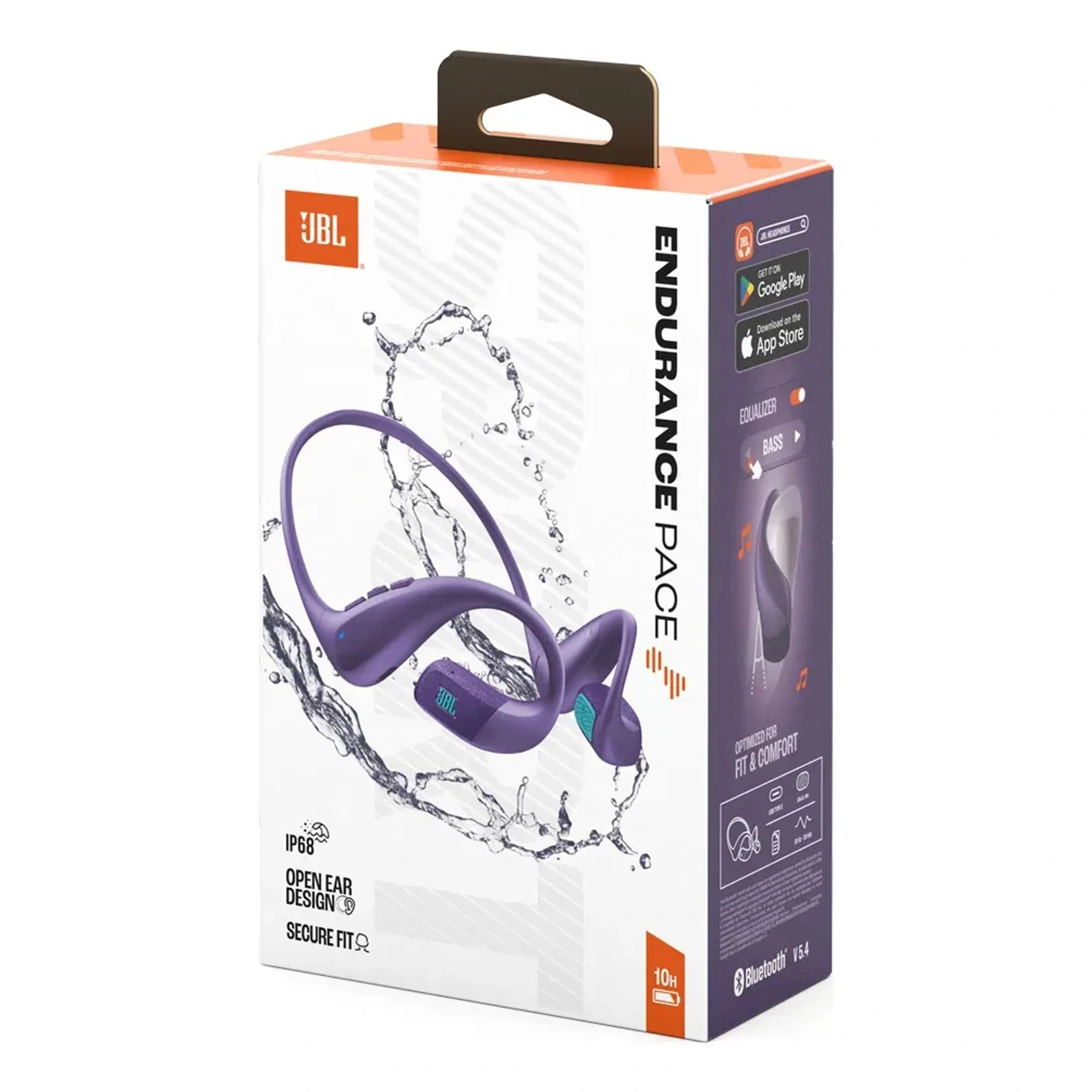 Auricular TWS JBL Endurance Pace purpura