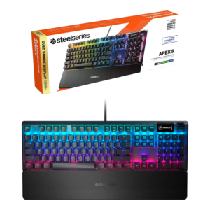 Teclado híbrido SteelSeries Apex 5 OLED RGB