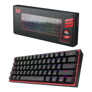 Teclado mecánico inalámbrico Redragon K616 Fizz Pro RGB negro
