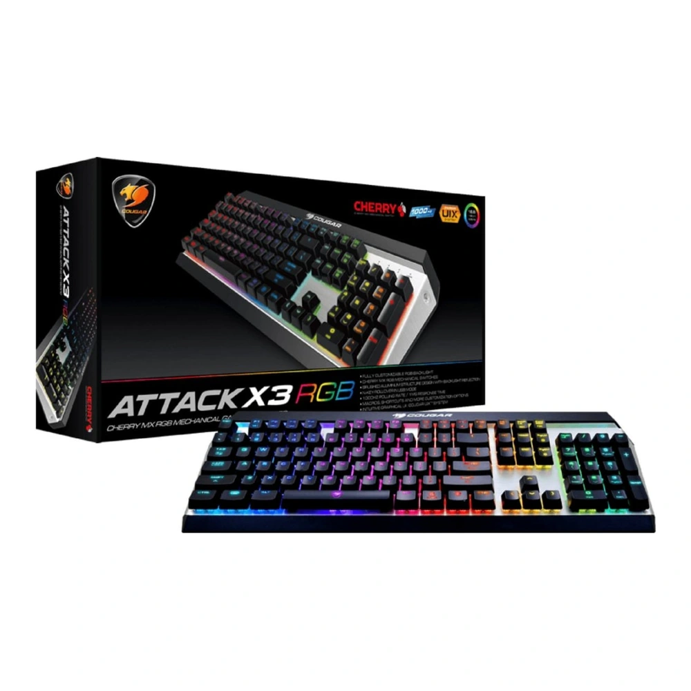 Teclado mecánico Cougar Attack X3 RGB español