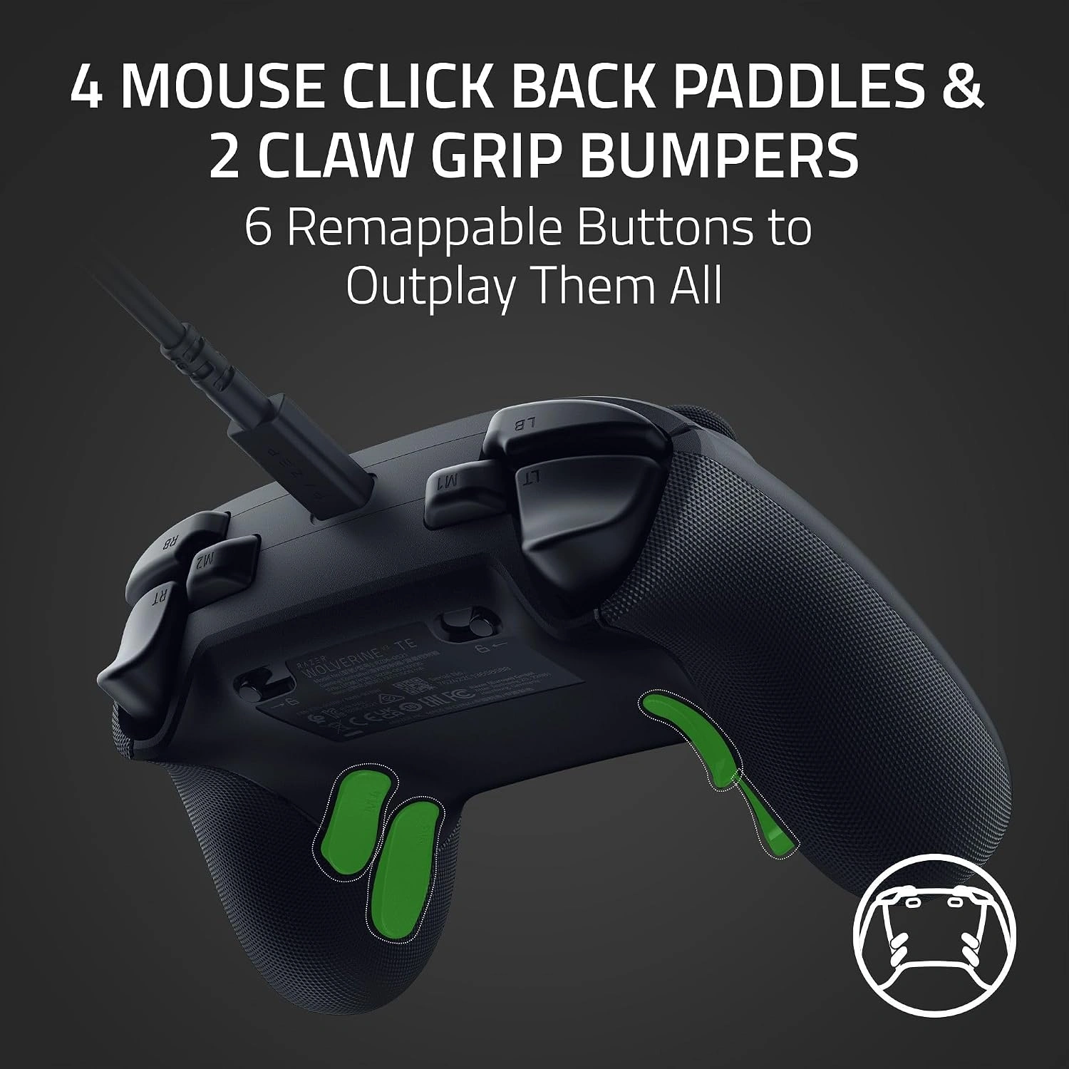 Razer Wolverine V3 Tournament Edition Wired Xbox Gaming Controller, Black - imagen 4