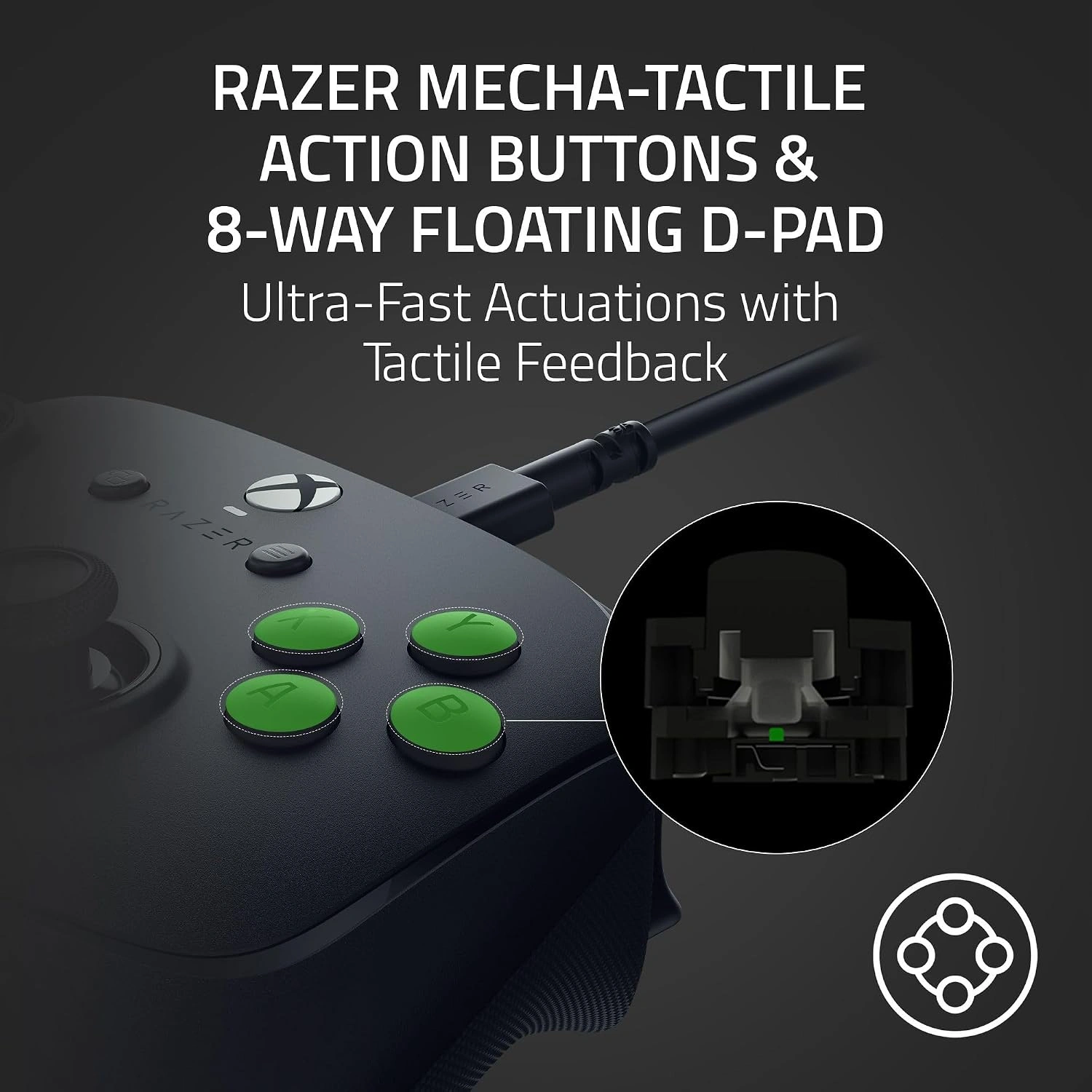 Razer Wolverine V3 Tournament Edition Wired Xbox Gaming Controller, Black - imagen 7