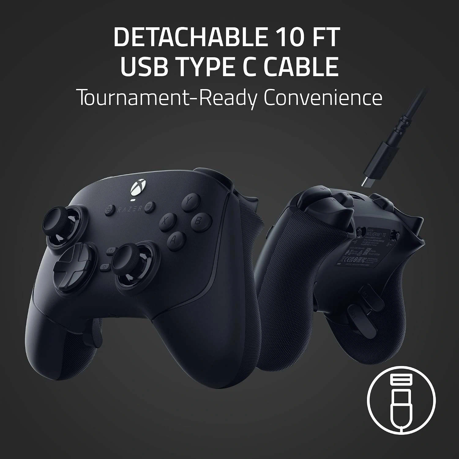 Razer Wolverine V3 Tournament Edition Wired Xbox Gaming Controller, Black - imagen 9
