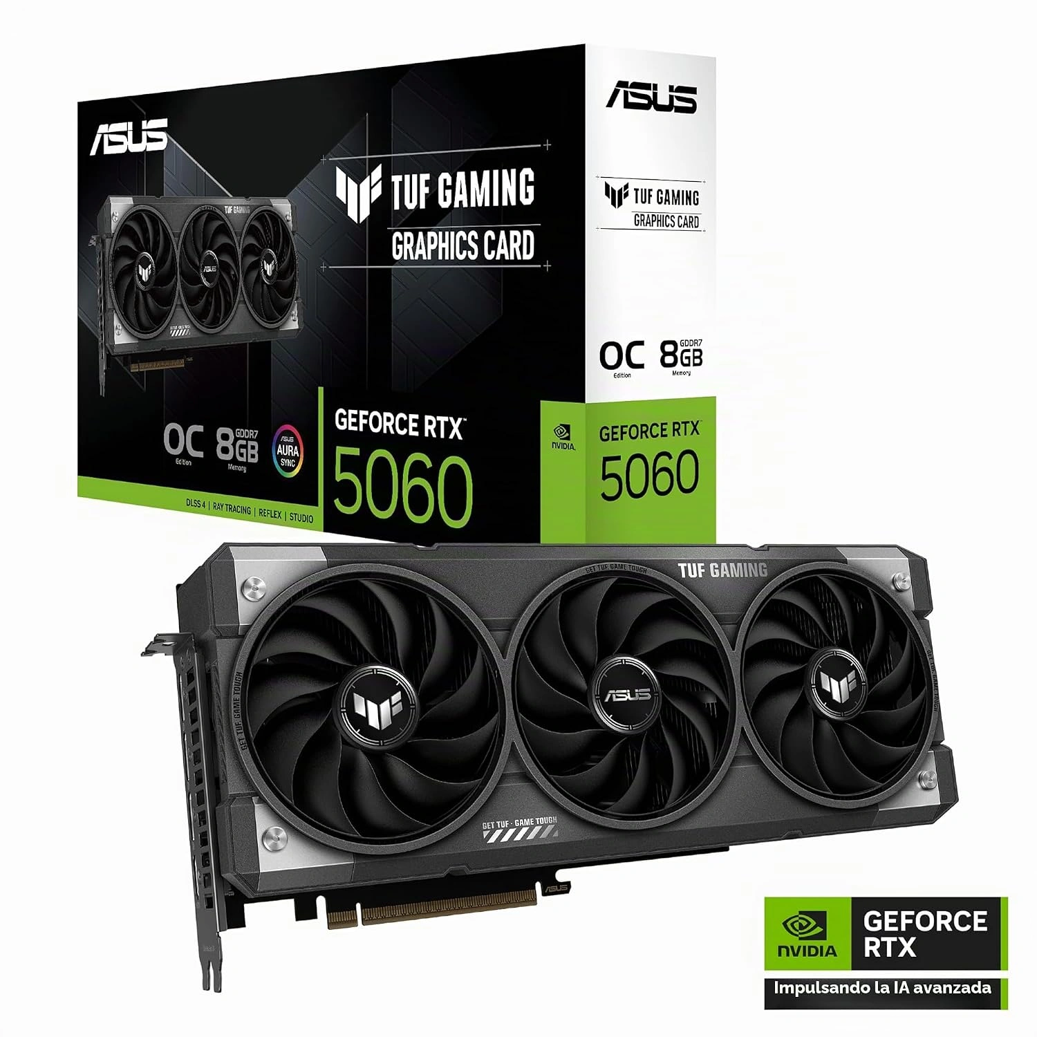 Tarjeta de video ASUS TUF RTX 5060 OC 8Gb - imagen 3