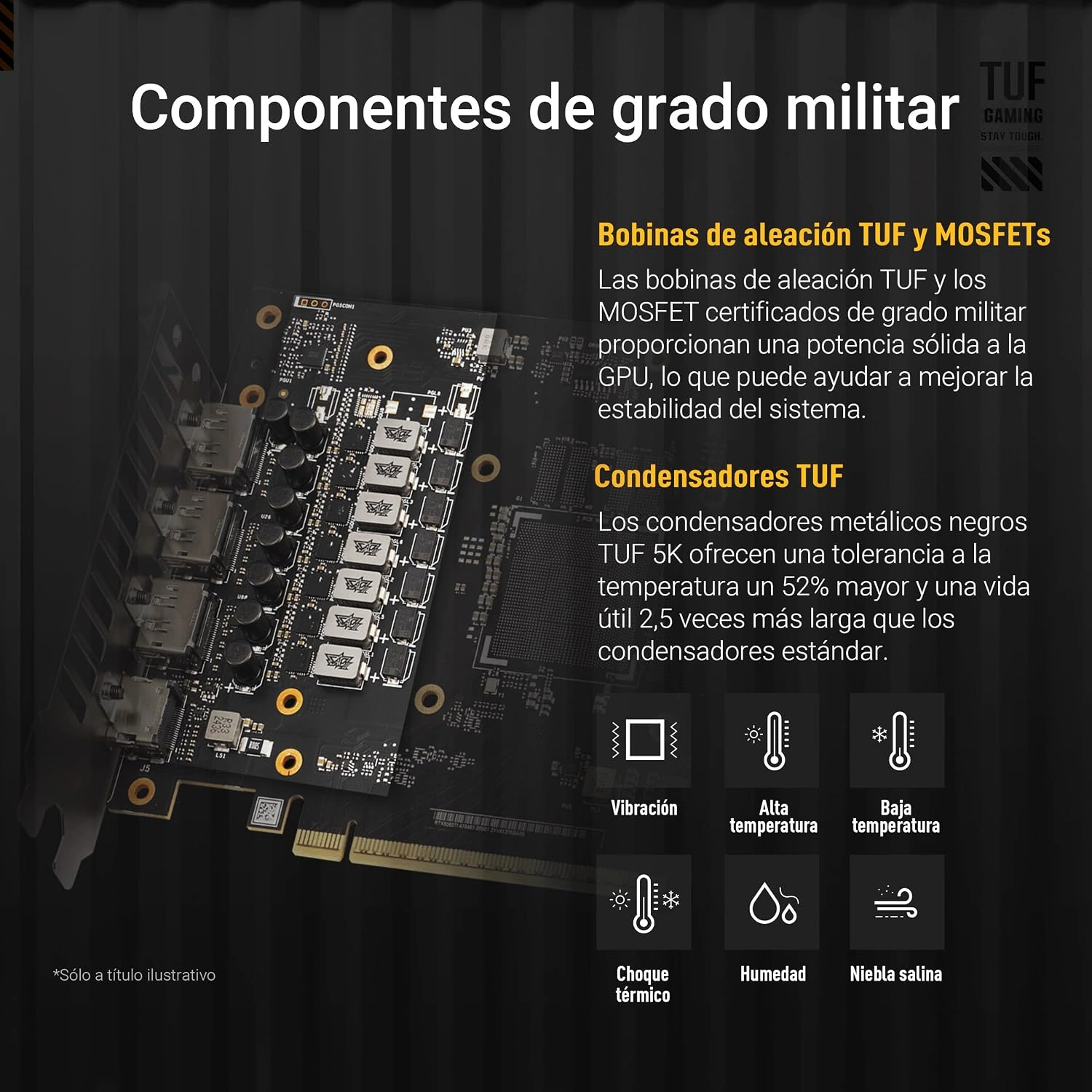 Tarjeta de video ASUS TUF RTX 5060 OC 8Gb - imagen 4