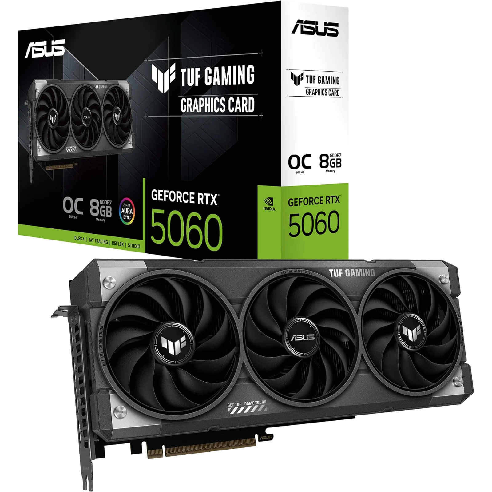 Tarjeta de video ASUS TUF RTX 5060 OC 8Gb