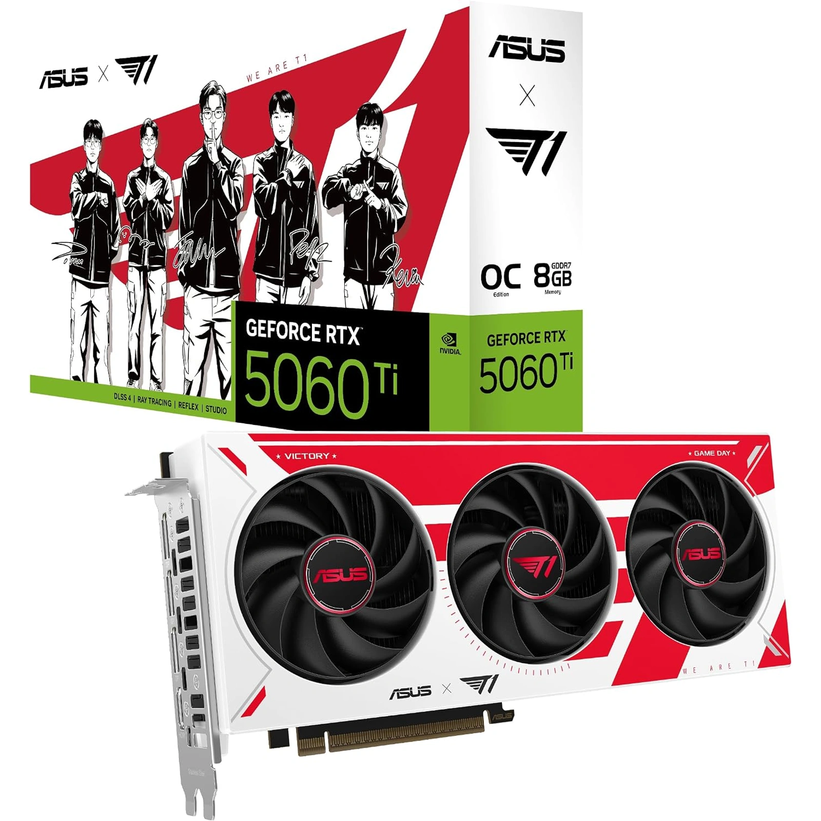 Tarjeta de video ASUS The T1 RTX 5060 Ti 8GB