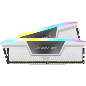 Memoria DDR5 CORSAIR VENGEANCE 32Gb (2x16Gb) RGB DIMM blanca