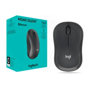 Mouse Logitech M240 Silent Bluetooth grafito con su empaque