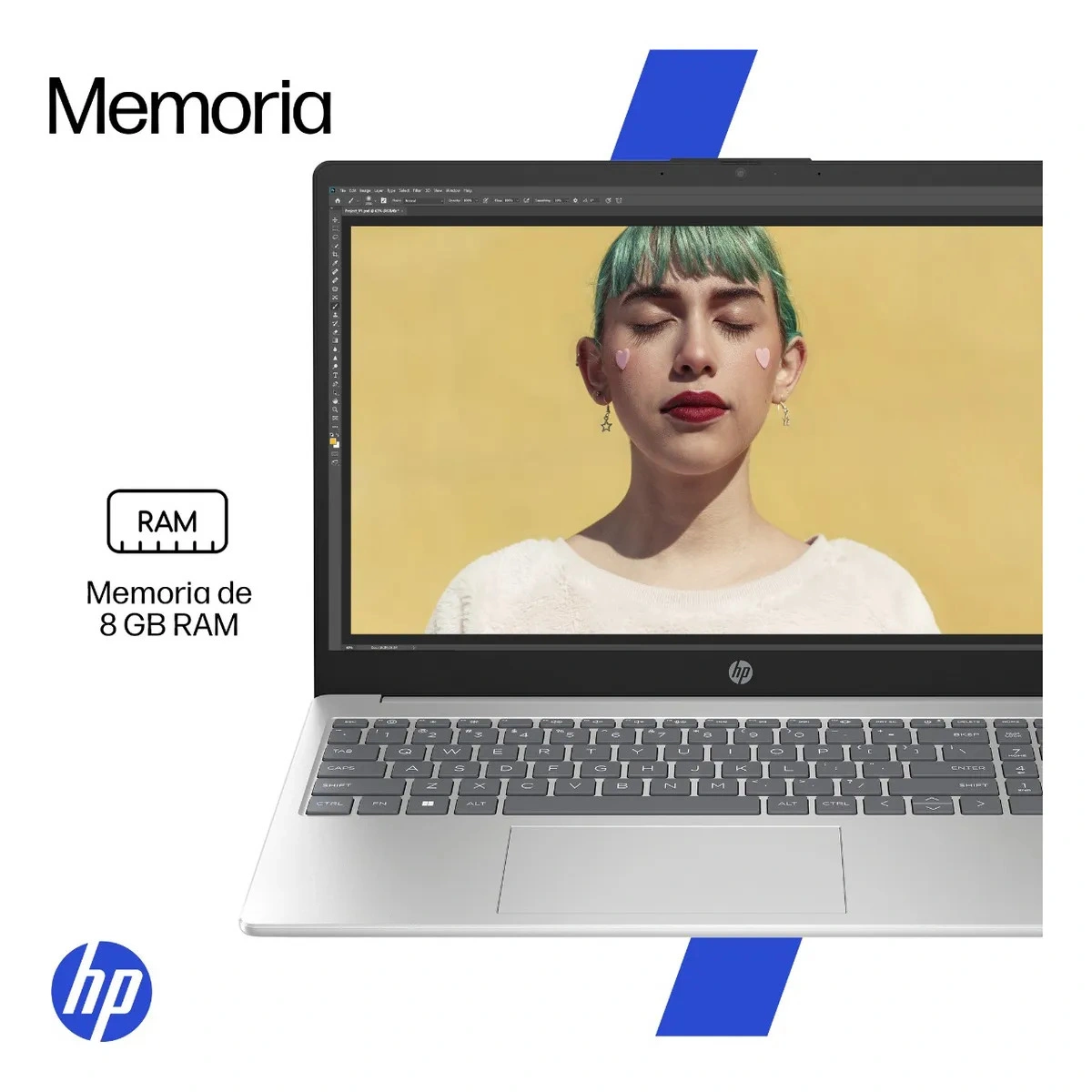 Notebook HP 15 Ryzen 7 7730U 8GB 512GB SSD 15.6" FHD - imagen 5