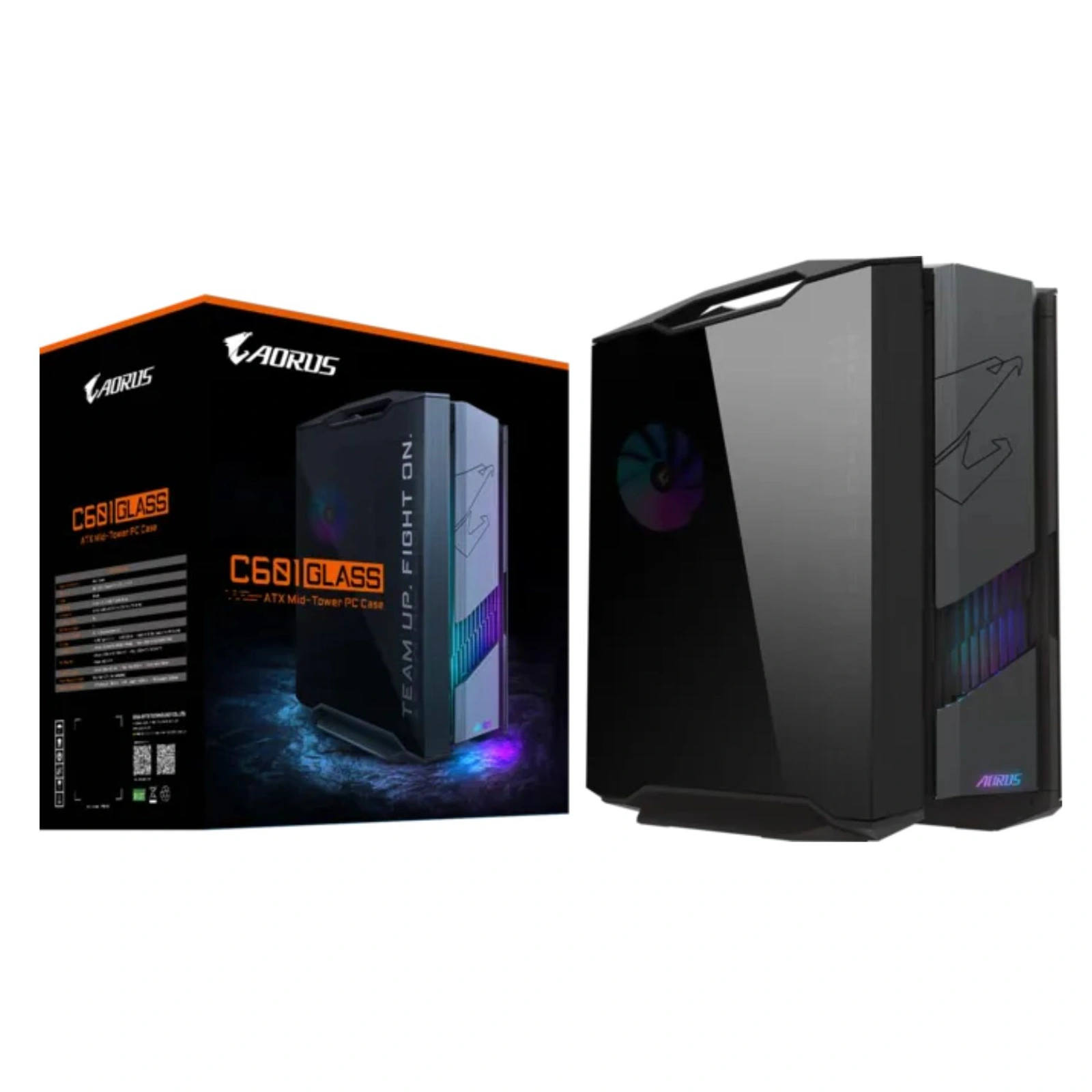Gabinete Gigabyte Aorus C601 Glass ARGB