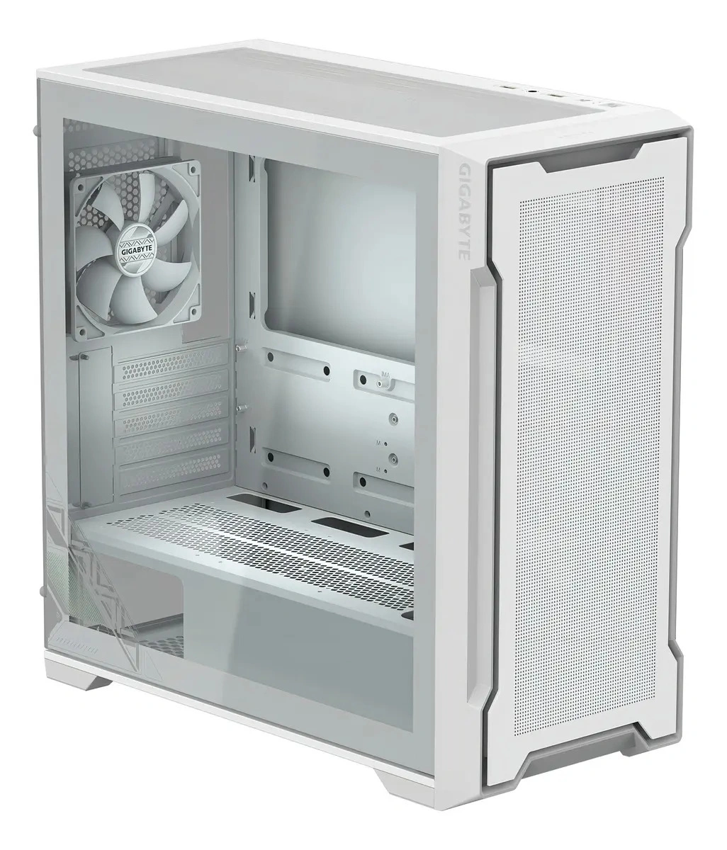 Gabinete Gigabyte C102 Glass ICE Micro ATX 2 Fans Blanco - imagen 3