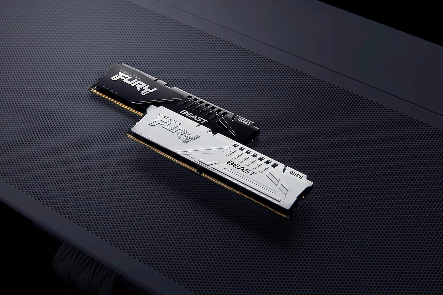 Memoria DDR5 Kingston Fury Beast 16Gb 6400MHz CL32 DIMM Blanca - imagen 4