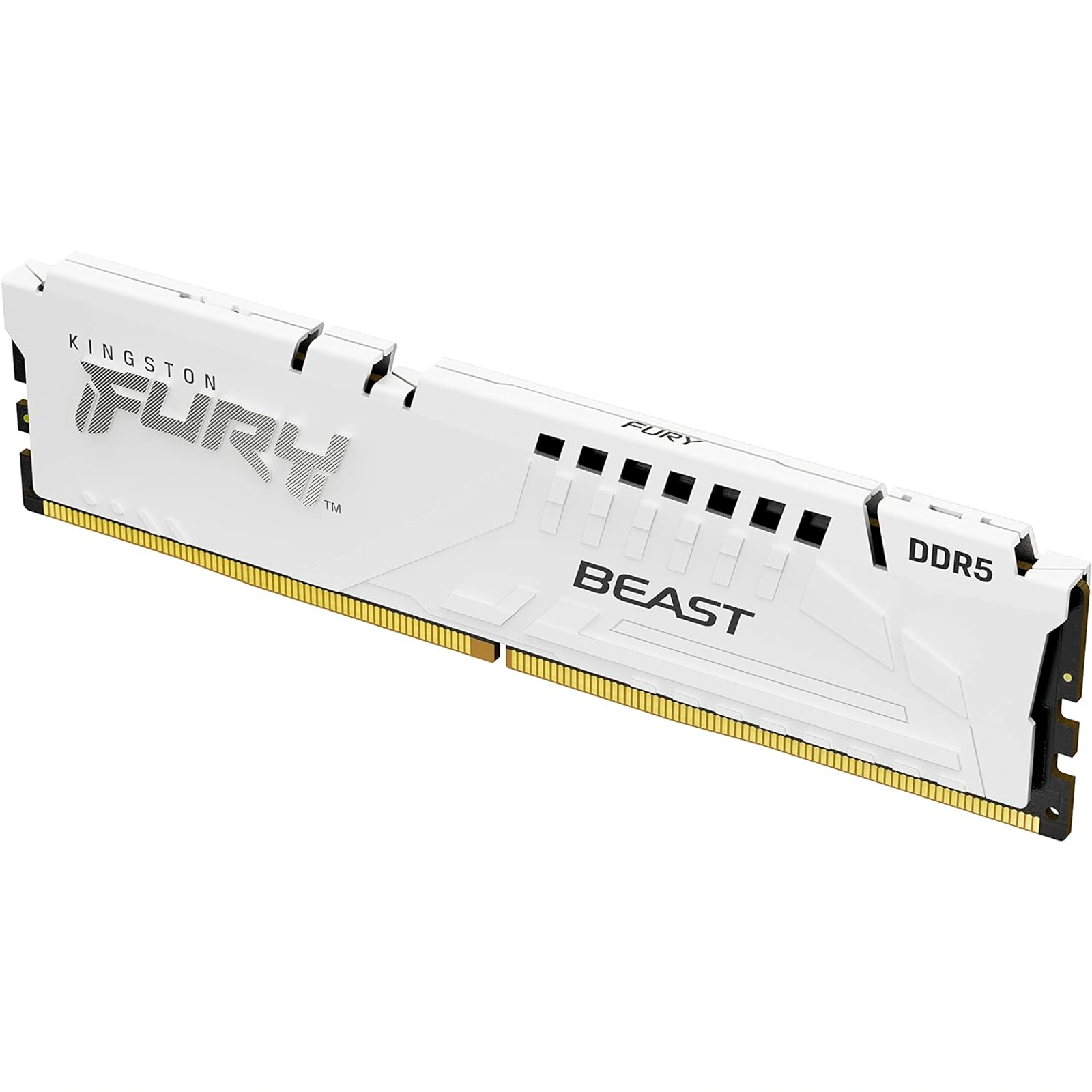 Memoria DDR5 Kingston Fury Beast 16Gb 6400MHz CL32 DIMM Blanca
