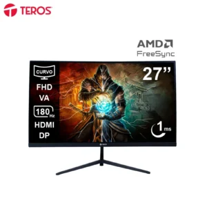 Monitor Teros TE-2787G 27" 1080p 180Hz VA 1ms curvo