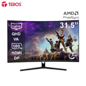 Monitor Teros TE-3218G 31.5" 1440p 180Hz VA 1ms curvo