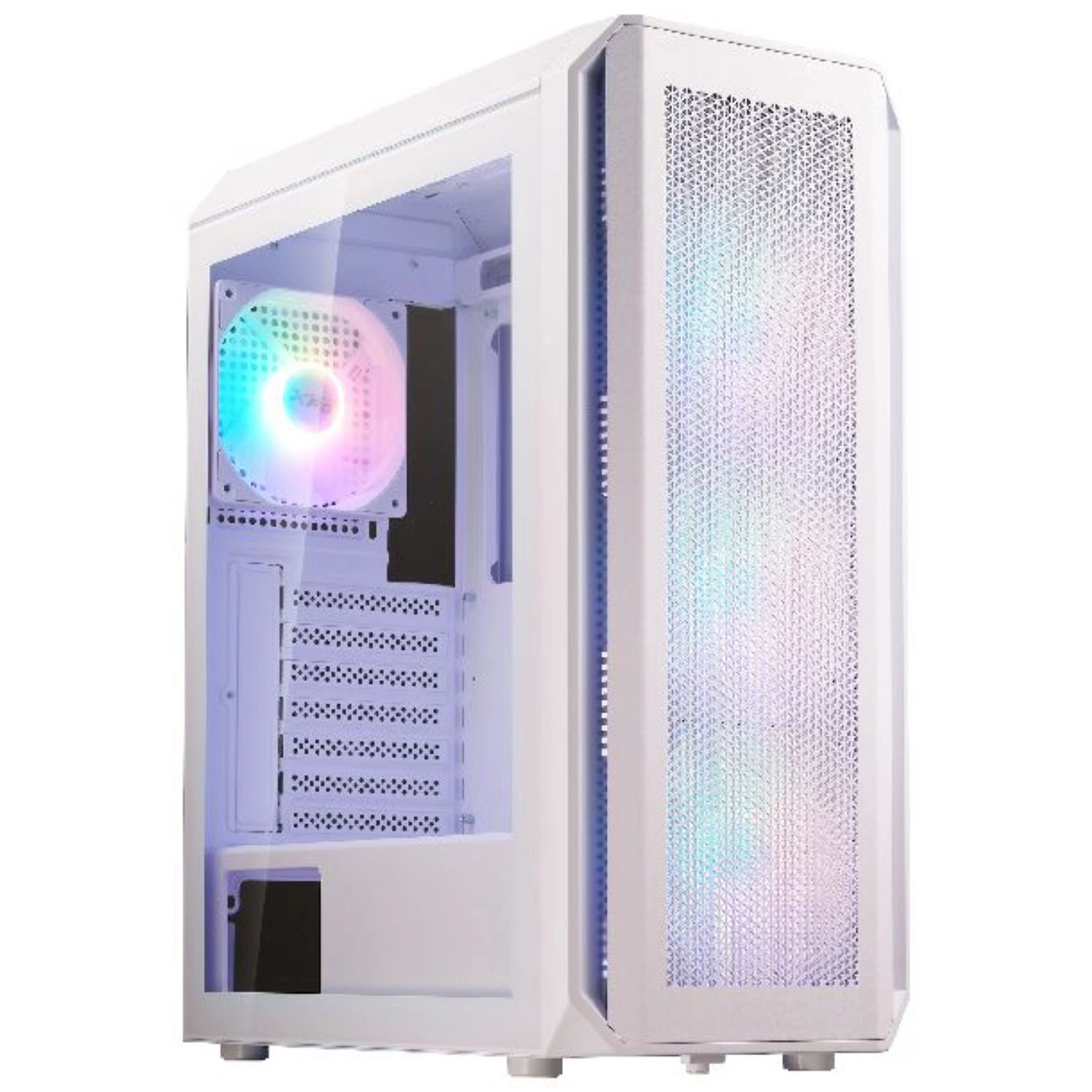 Gabinete XPG Valor Air Plus ARGB Mid Tower 4 Fans Blanco