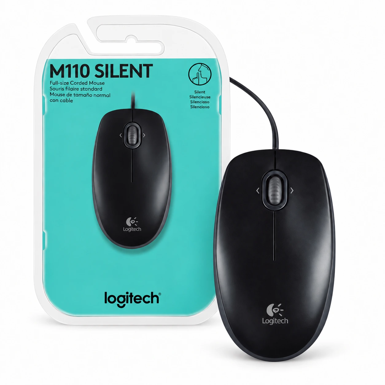 Mouse LOGITECH M110 con su caja