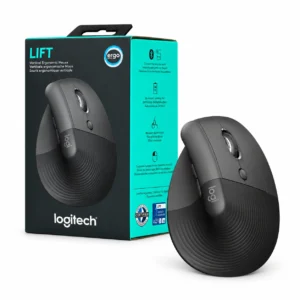 LOGITECH 910-006466 MOUSE LIFT VERTICAL GRAPHITE INAL+BT con su caja