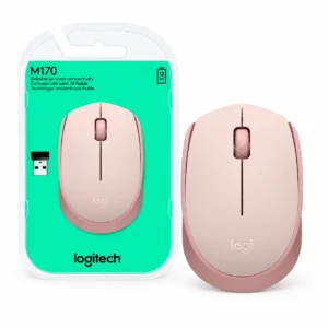 LOGITECH 910-006862 MOUSE M170 ROSE INALAMBRICO con su caja