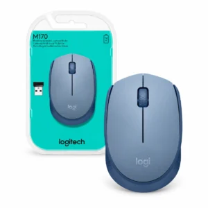 LOGITECH 910-006863 MOUSE M170 BLUE GREY INALAMBRICO con su caja