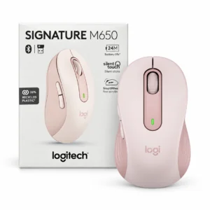 LOGITECH 910-006251 MOUSE M650 ROSE INAL+BT con su caja