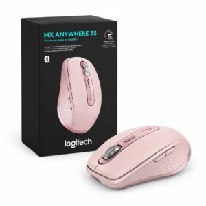 LOGITECH 910-006934 MOUSE MX ANYWHERE 3S ROSE INAL+BT con su caja