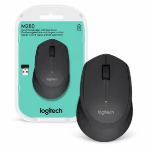 Mouse inalámbrico LOGITECH M280 con su caja