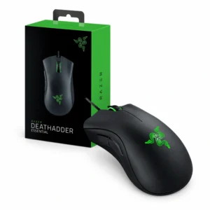Mouse Razer DeathAdder Essential negro con su empaque