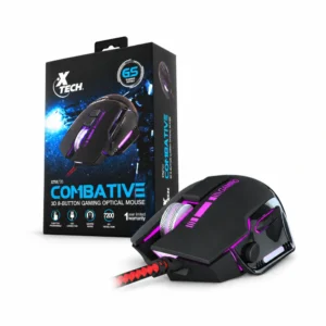Mouse Xtech XTM-720 USB 7200 DPI con su empaque