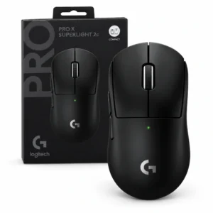 Mouse inalámbrico Logitech G Pro X Superlight 2c Lightspeed con su empaque