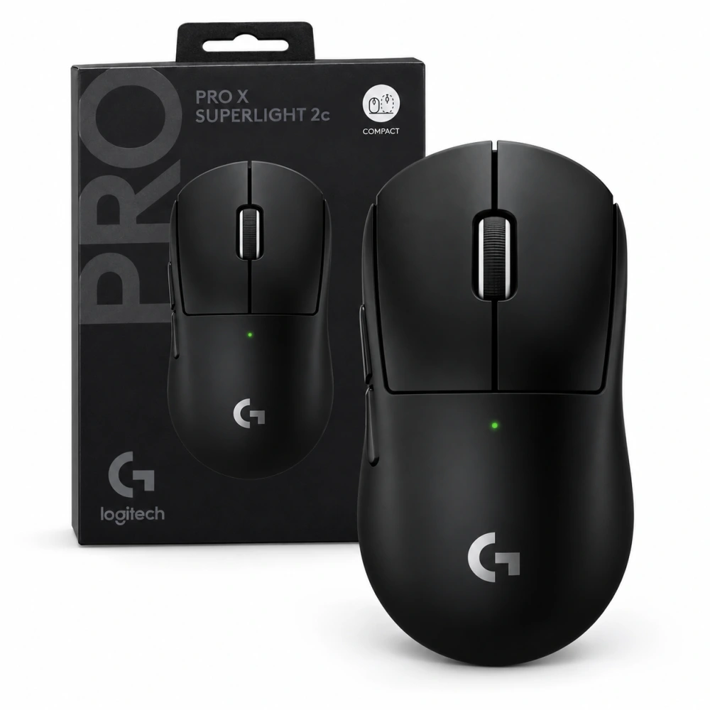 Mouse inalámbrico Logitech G Pro X Superlight 2c Lightspeed con su empaque