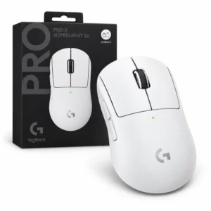 Mouse inalámbrico Logitech G Pro X Superlight 2c Lightspeed blanco con su empaque