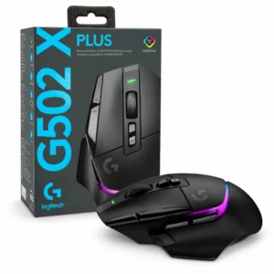 Mouse inalámbrico Logitech G502 X Plus Lightspeed con su empaque