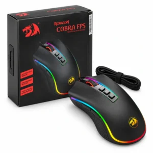 Mouse Redragon M711 Cobra FPS RGB con su empaque