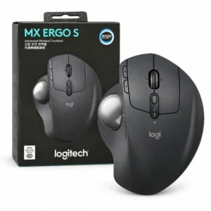 Mouse trackball inalámbrico Logitech MX Ergo S grafito con su empaque