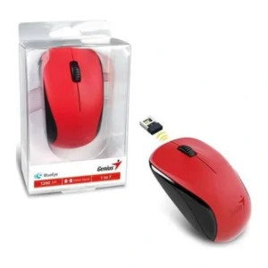 Mouse inalámbrico Genius NX-7000 USB rojo con su empaque