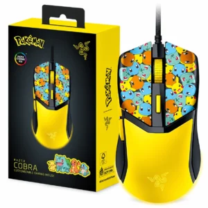 Mouse Razer Cobra edicion Pokemon con su caja