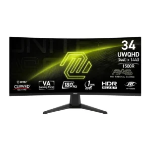 Monitor MSI MAG 346CQDF E20 34" UWQHD 200Hz VA 0.5ms curvo