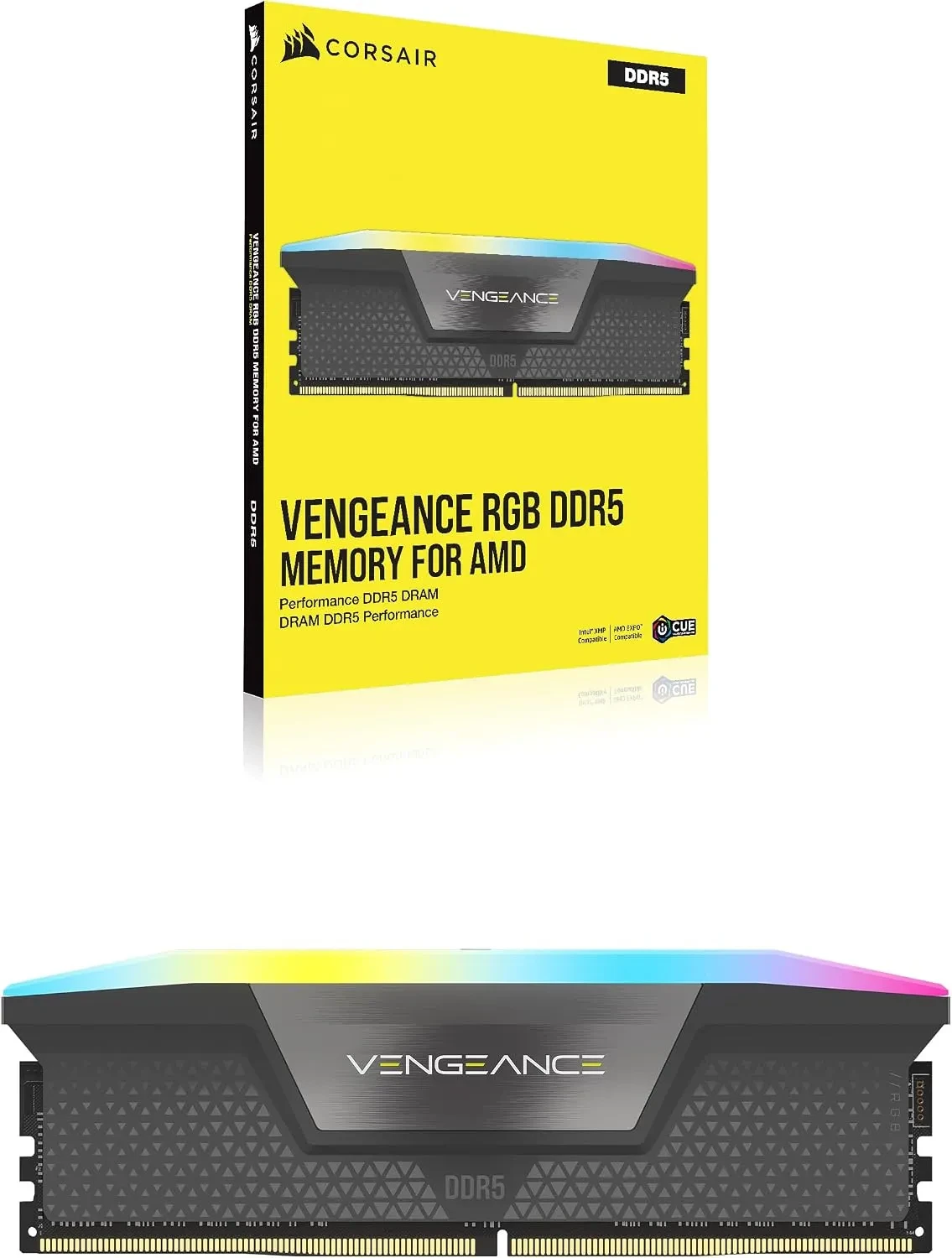 Memoria DDR5 Corsair Vengeance RGB 16Gb 6000MHz CL36 DIMM - imagen 2