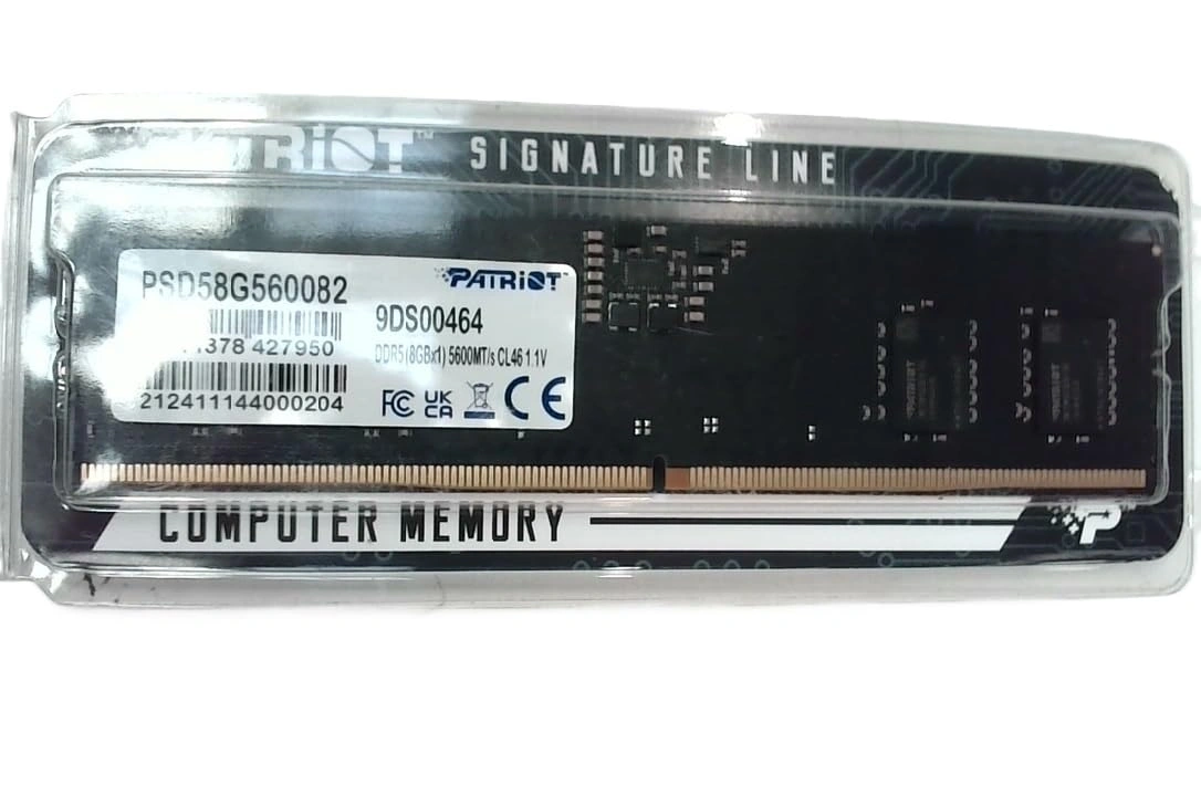 Memoria DDR5 Patriot Signature 8Gb 5600MHz CL46 DIMM - imagen 4
