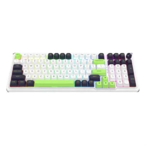 Teclado Mecanico Redragon K686 Eisa RGB blanco/negro/verde