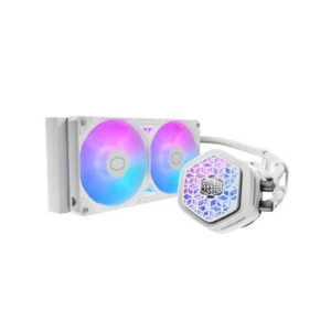 Water Cooling Cooler Master MasterLiquid 240 Atmos II VRM Fan 240mm ARGB blanco