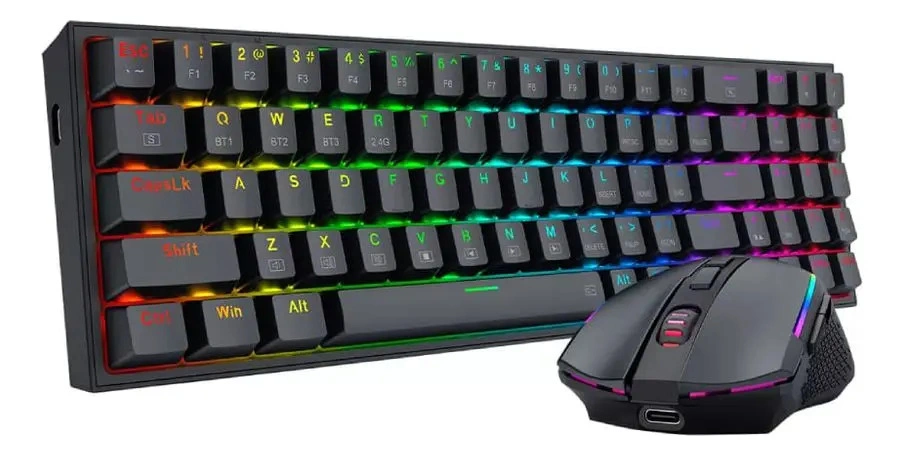Combo Redragon S136 Teclado y Mouse Inalambrico - imagen 2