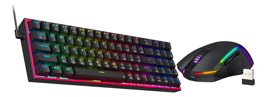 Combo Redragon S136 Teclado y Mouse Inalambrico - imagen 3