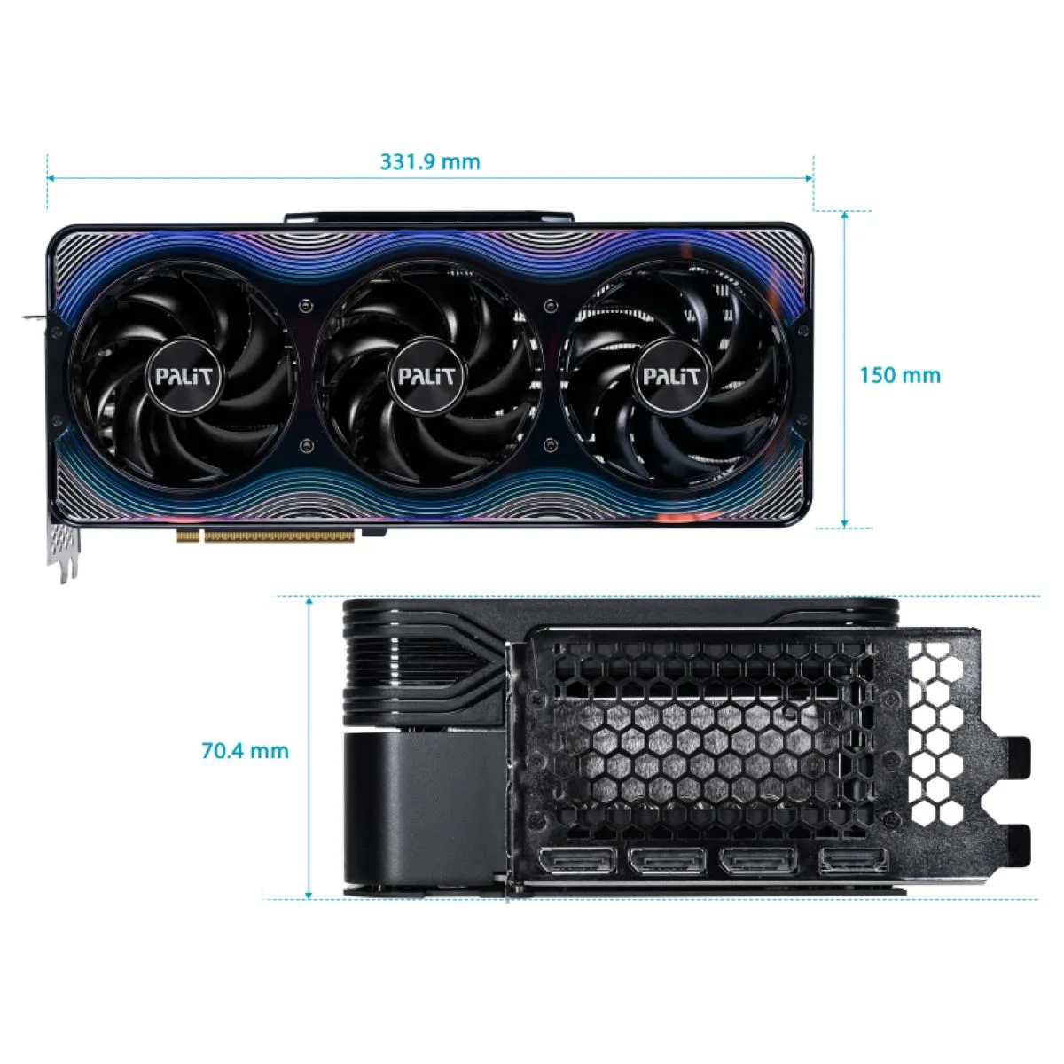 Tarjeta de video Palit RTX 5090 32GB Gamerock OC - imagen 3