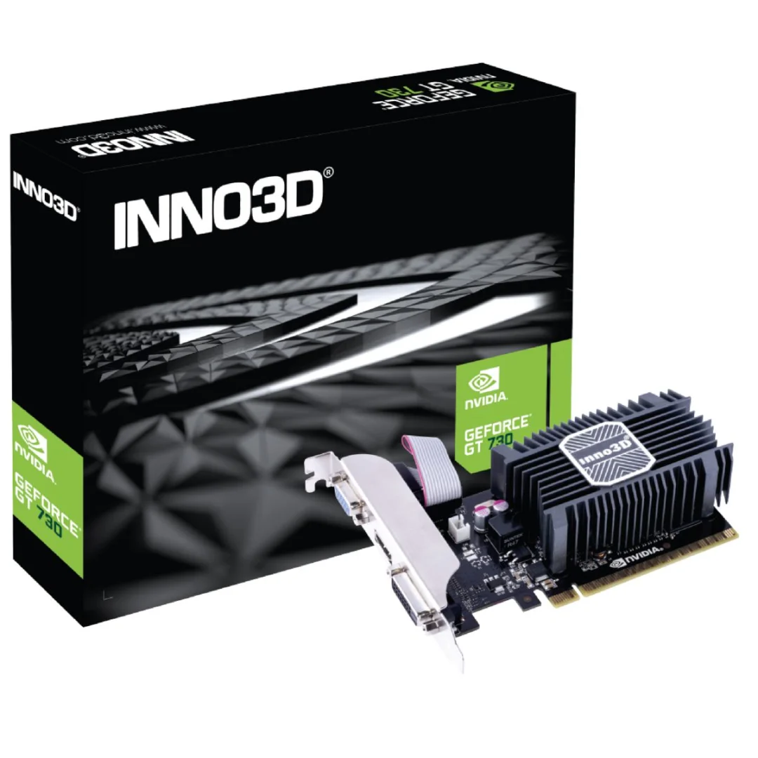 Tarjeta de video Inno3D GT 730 2GB DDR3 Pasiva